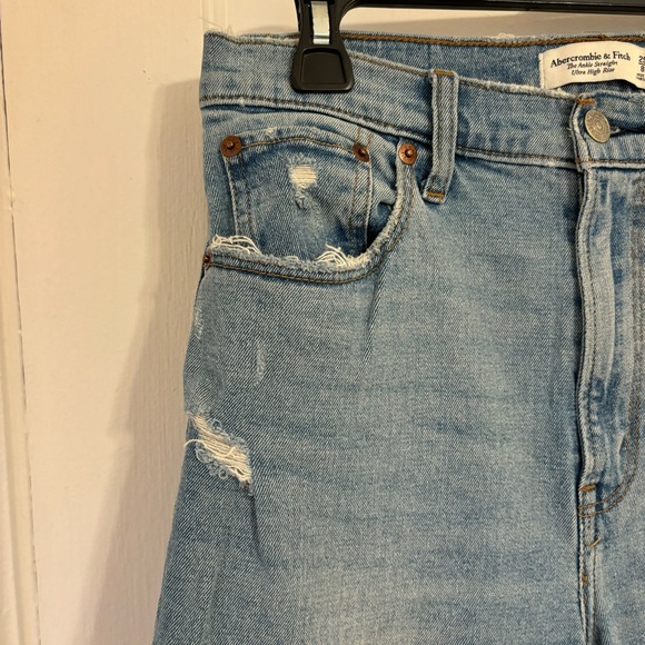 abercrombie & fitch ankle straight ultra high rise jean - Picture 4 of 4